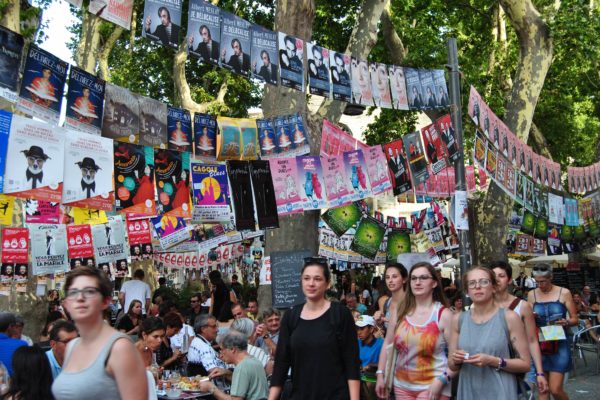 Viele Besucher auf dem Workshop des Avignon Theaterfestivals